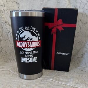 Ooperay Tumbler Daddysaurus 20oz Best Dad Ever Like a Normal Daddy But More …